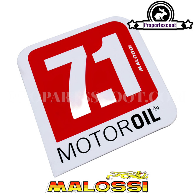 Malossi sticker MOTOROIL 7.1 (8,5x7,5cm)