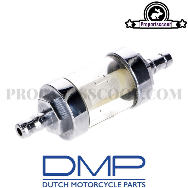 Fuel Filter DMP Chrome-Plated Removable (6mm)