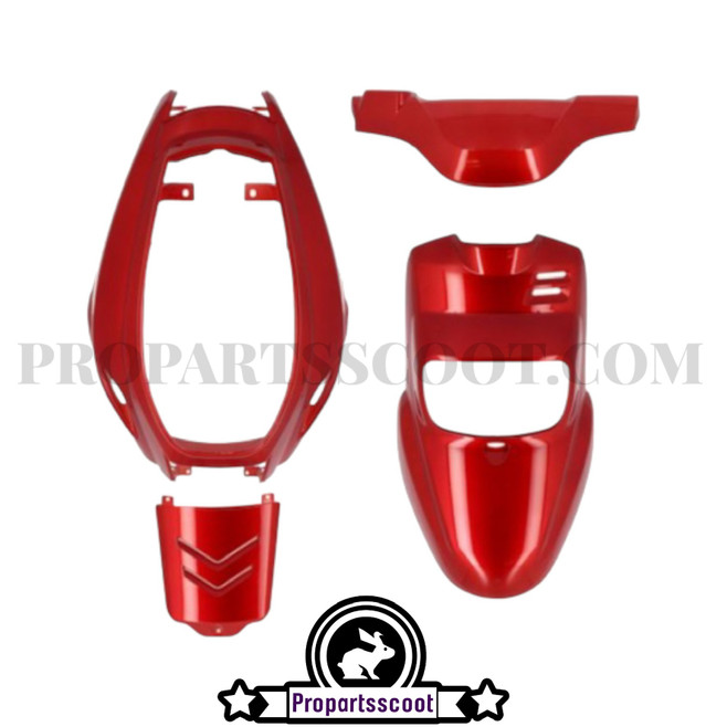 Red Fairing Kit for Yamaha Booster 2004+ 2T (4PCS)
