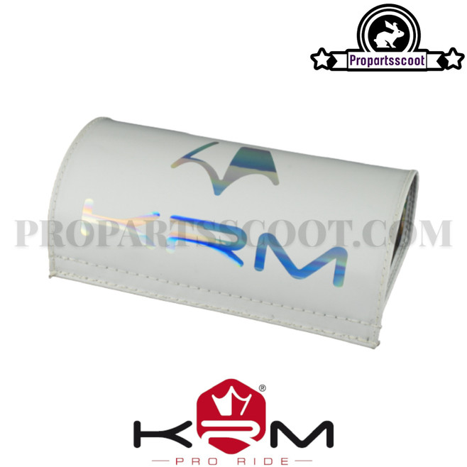 KRM Barless Handlebar Foam Matte White and Holographic