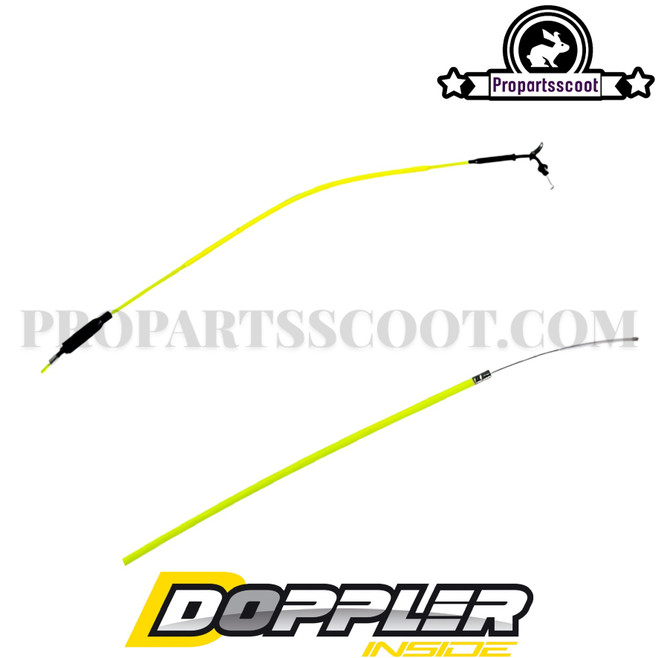 Throttle Cable Teflon Doppler Yellow for Yamaha Booster 2004+ 2T