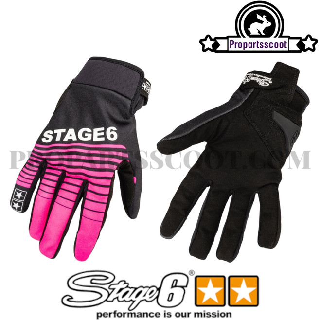 Gloves Stage6 Street Pure Pink / Black