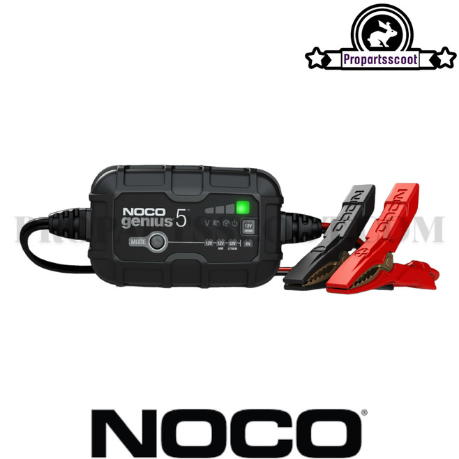 Noco Genius5 Smart Battery Charger (5-Amp, 6V/12V)