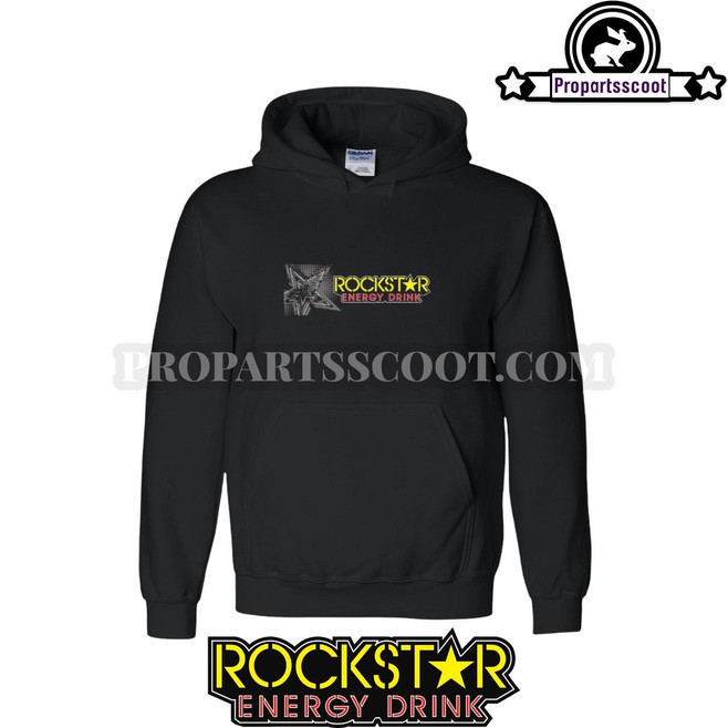 ROCKSTAR ENERGY DRINK Hoodie RockStar Unisex - Black