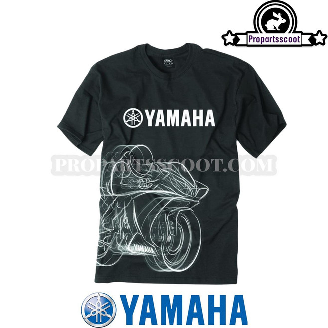 YAMAHA T-shirt Yamaha R1 - Black - Unisex
