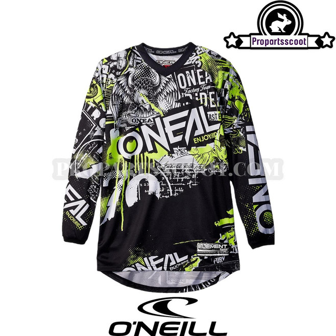 ONEILL Jersey ONEILL Attack MX - Black — Mens