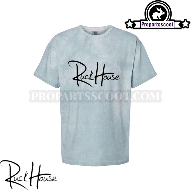 RUCKHOUSE Colorblast Heavyweight T-shirt Ruckhouse - Ocean — Mens
