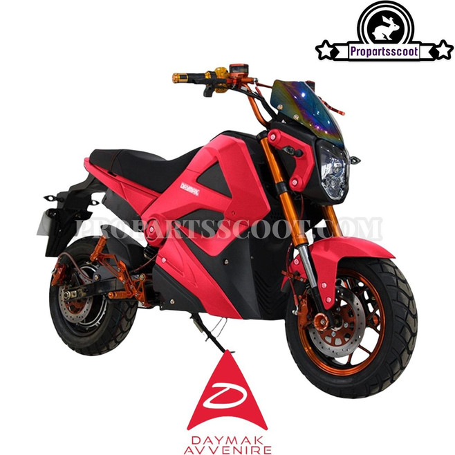 Electric Motorcycle Daymak EM1 - (72Volts) - 500Watts) — (Red)