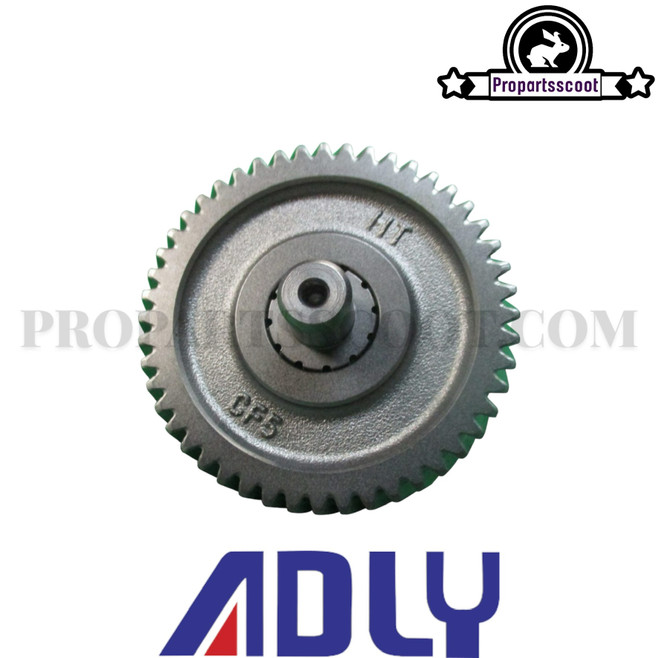 Main Axle Assembly, 48/12T Original for Adly 50cc (2T)
