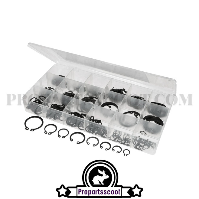 Circlip Assortment 6-25mm, 255 Pcs