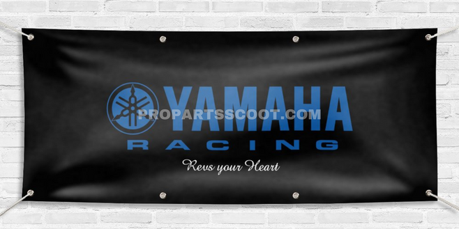 YAMAHA Banner Yamaha Racing - Black