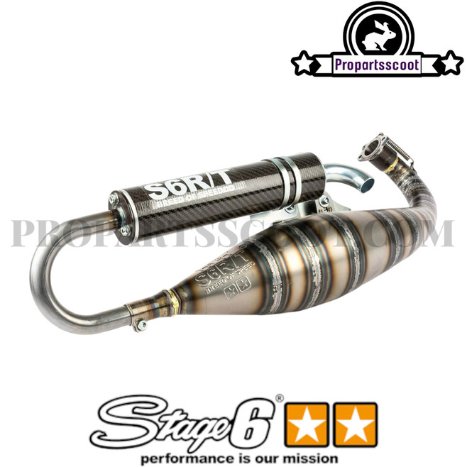 Exhaust Stage6 R/T 90cc - 100cc for Piaggio 50cc 2T