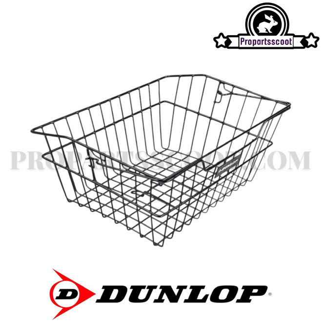 Dunlop Black Rear Bicycles Basket