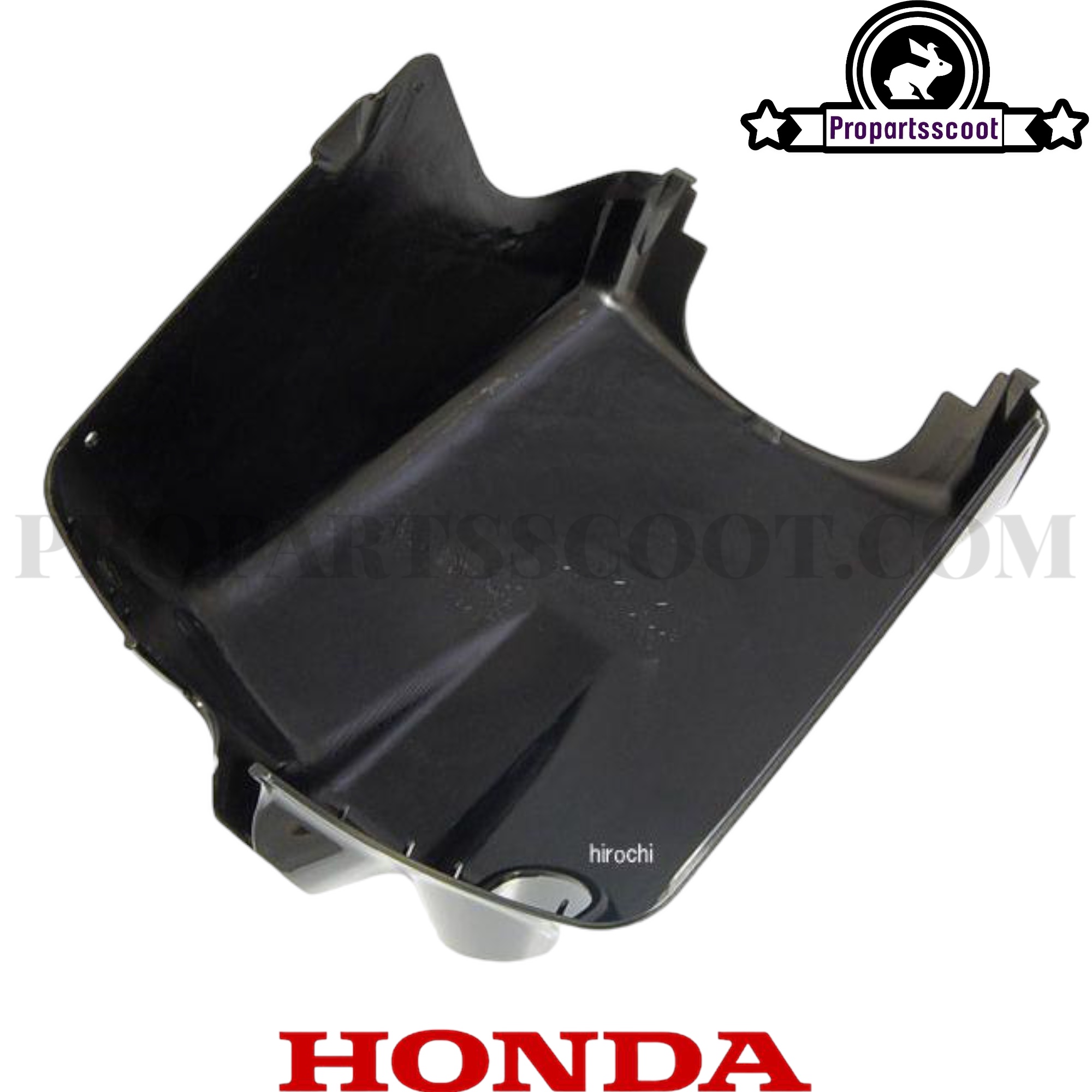 Rear Battery Box Cover Black (Honda Ruckus)