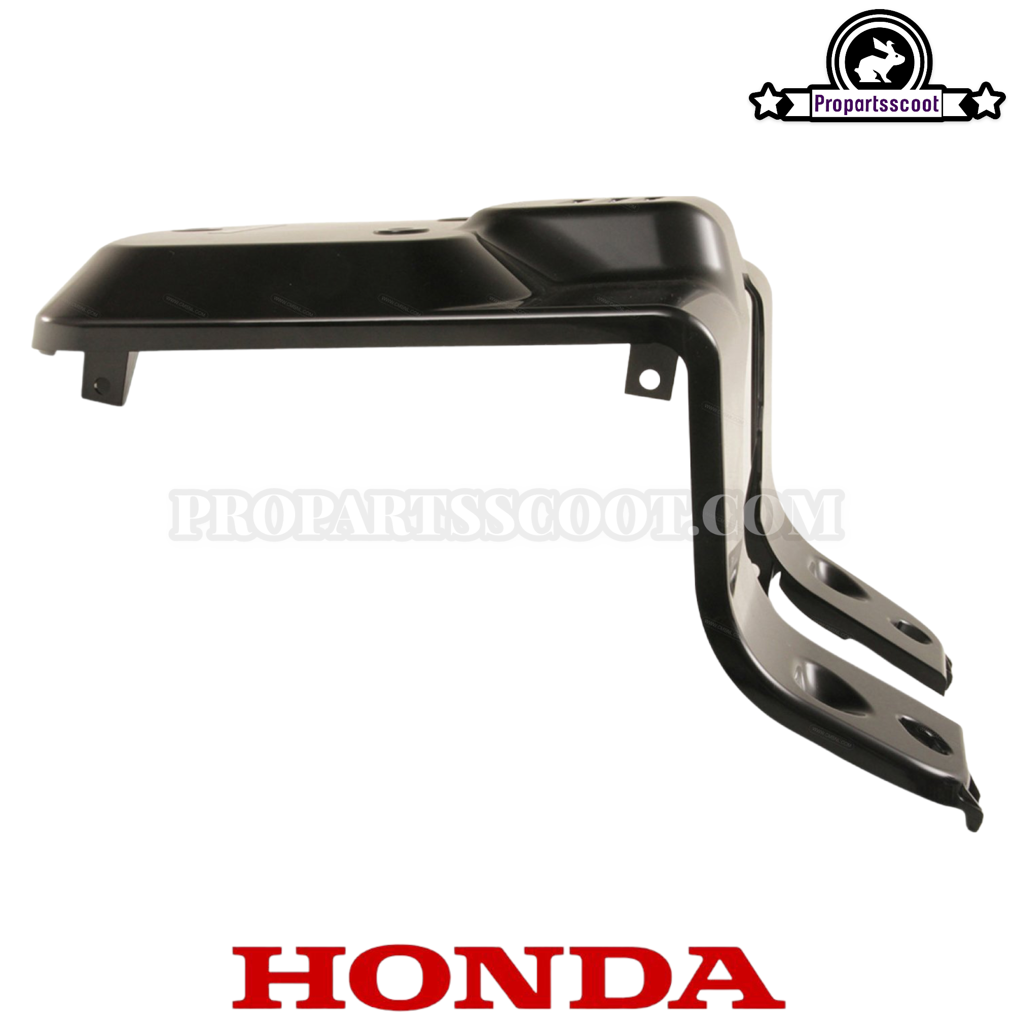 Front Battery Box Cover Black for Honda Ruckus