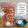 Safari ready to pop popcorn favors 3" Stickers + Bags DIY 6 PC