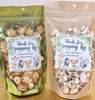 Safari ready to pop popcorn favors 3" Stickers + Bags DIY 6 PC