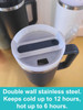 double wall insulated 40oz travel cup