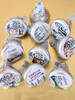 Stickers that fit Hershey Kisses, Rolos, and water bottle lids