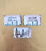 woodland animals mini chocolate labels for baby shower favors gender neutral