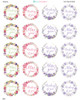 1.9 Inch Miss You labels 20 stickers