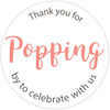 Thank you for popping by to celebrate with us DIY baby shower or wedding popcorn favors coral and white