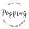 Thank you for popping by to celebrate with us DIY baby shower or wedding popcorn favors slate and white