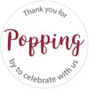 Thank you for popping by to celebrate with us DIY baby shower or wedding popcorn favors burgundy and white