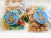 Teddy bear thank you baby shower favor stickers