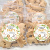 thanks for coming party animal stickers for safari baby shower