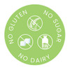 allergen free from stickers dairy gluten sugar