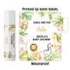 girls are the balm jungle lip balm labels baby shower favors