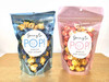 personalized baby shower popcorn favors stickers and treat bags blue boy or pink girl