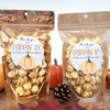 pumpkin popcorn favors stickers and bags for baby shower
