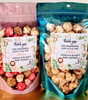 safari animals popcorn baby shower favors stickers with bags
