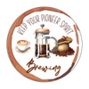 keep your pioneer spirit brewing coffee sticker JW pioneer school gift brother or sister