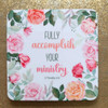 Fully accomplish your ministry coaster JW gift for sister 2 timothy 4:5