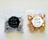 personalized his her favorite labels wedding favor