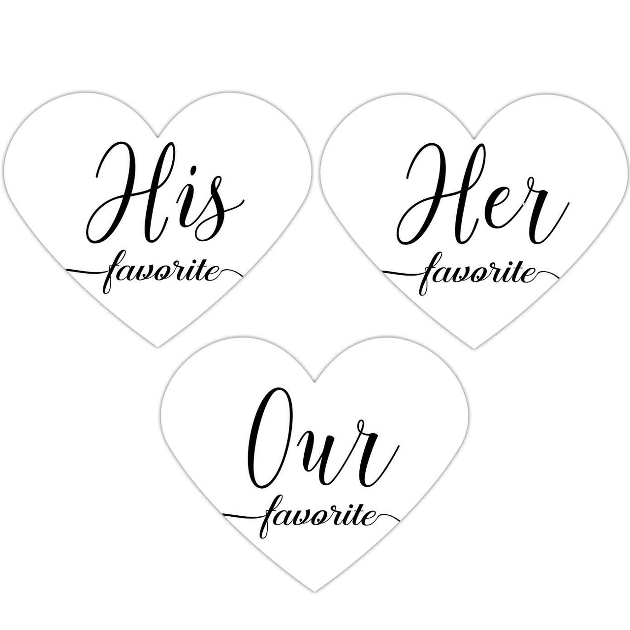 Stickers Wedding Labels Love Rainbow Sticker Heart Shape
