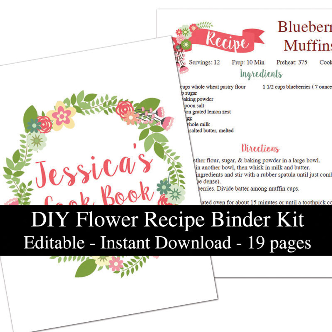 DIY Recipe Binder (with Free Printable Downloads)