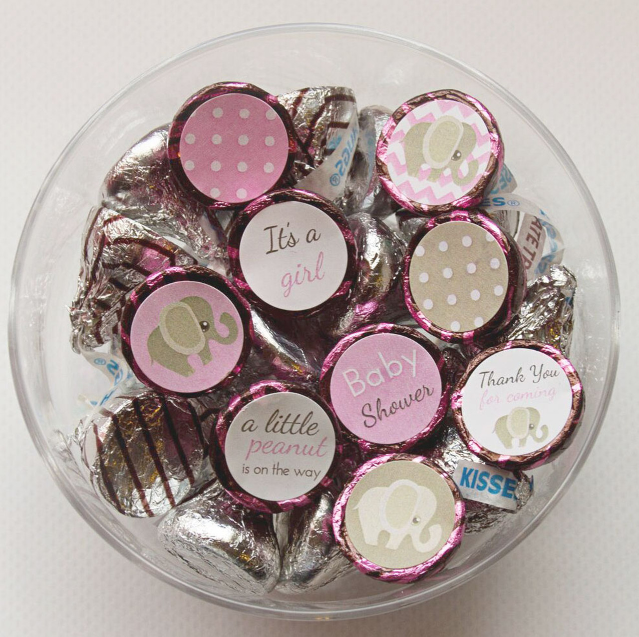 .com : It's a Girl Baby Shower Candy Favors Personalized M&M Fun Size  Bags (24 Pack) - Pink Foil - Fully Assembled Bulk Candy (3x4 in) Favor for  Guests : Grocery & Gourmet Food