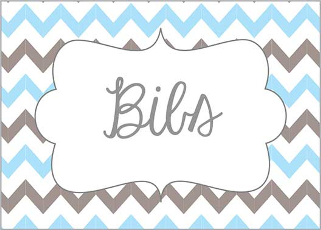 light blue gray chevron printable nursery drawer labels digitaldoodlebug