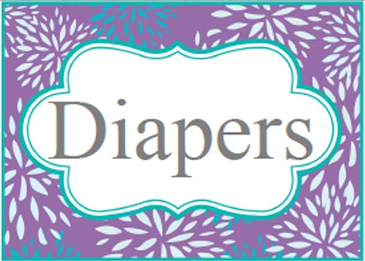 printable clothing drawer labels for nursery with editable sizes