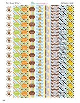 Jungle Animals Mini Candy Stickers 108 Labels