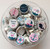 Nautical themed girl baby shower favor stickers