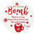 red foil hot cocoa bomb direction stickers for small business red foil hot cocoa bomb direction stickers for small business