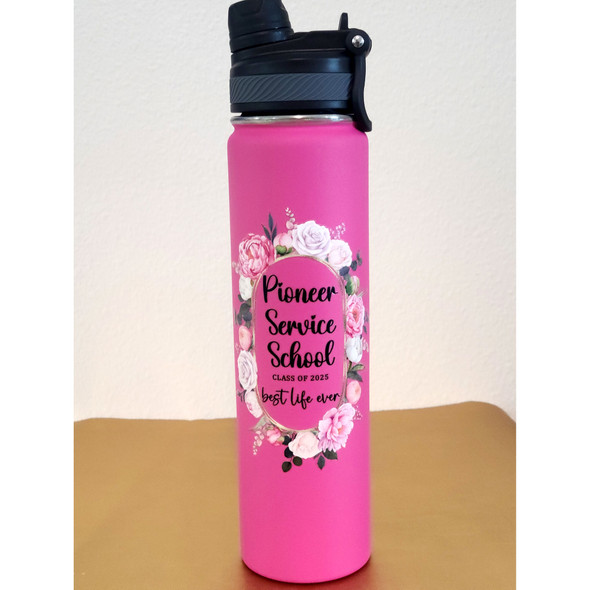 Pioneer School floral Tumbler 24oz - pick color