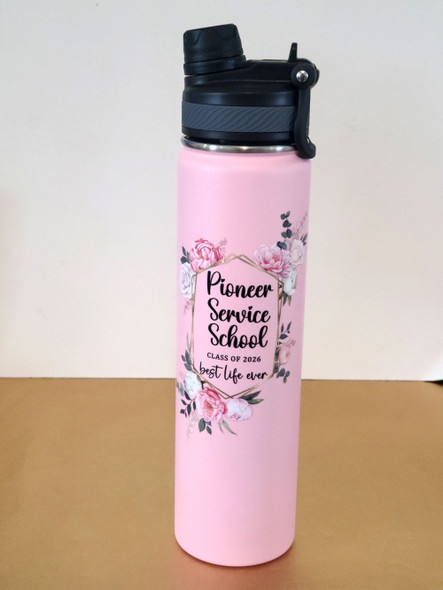 JW 2026 pioneer school gift stainless steel water bottle tumbler for sister