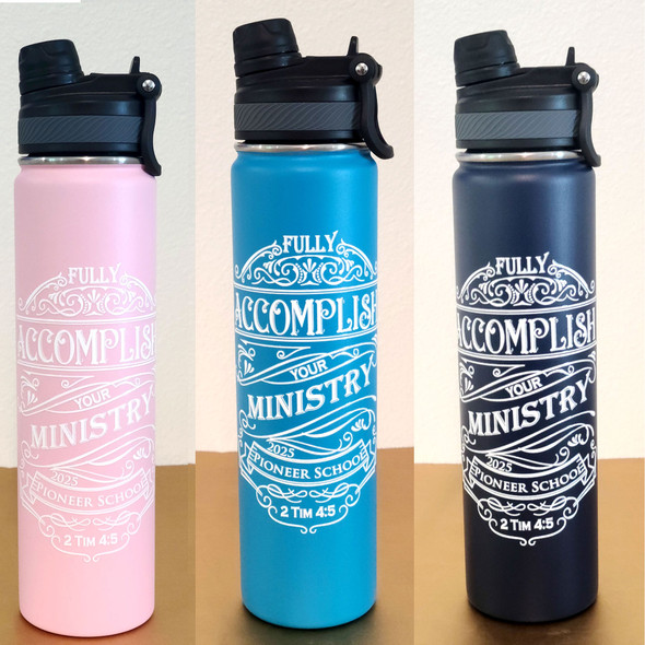 Pioneer School 2025 ministry Tumbler 24oz - pick color Pioneer School 2025 ministry Tumbler 24oz - pick color