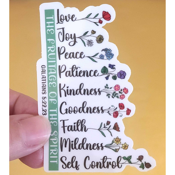 JW laminated waterproof sticker for pioneer school gift fruitage of the spirit JW laminated waterproof sticker for pioneer school gift fruitage of the spirit
